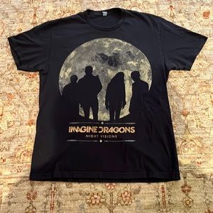 Imagine Dragon Concert  T shirt from Night Vision Tour 2013.